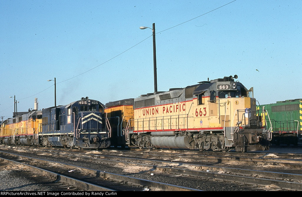 Mix of UP MP and WP power at Ft Worth 1989